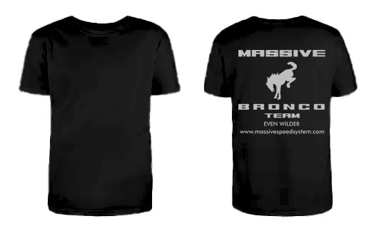 Massive Bronco Team T-Shirt - Massive Speed System
