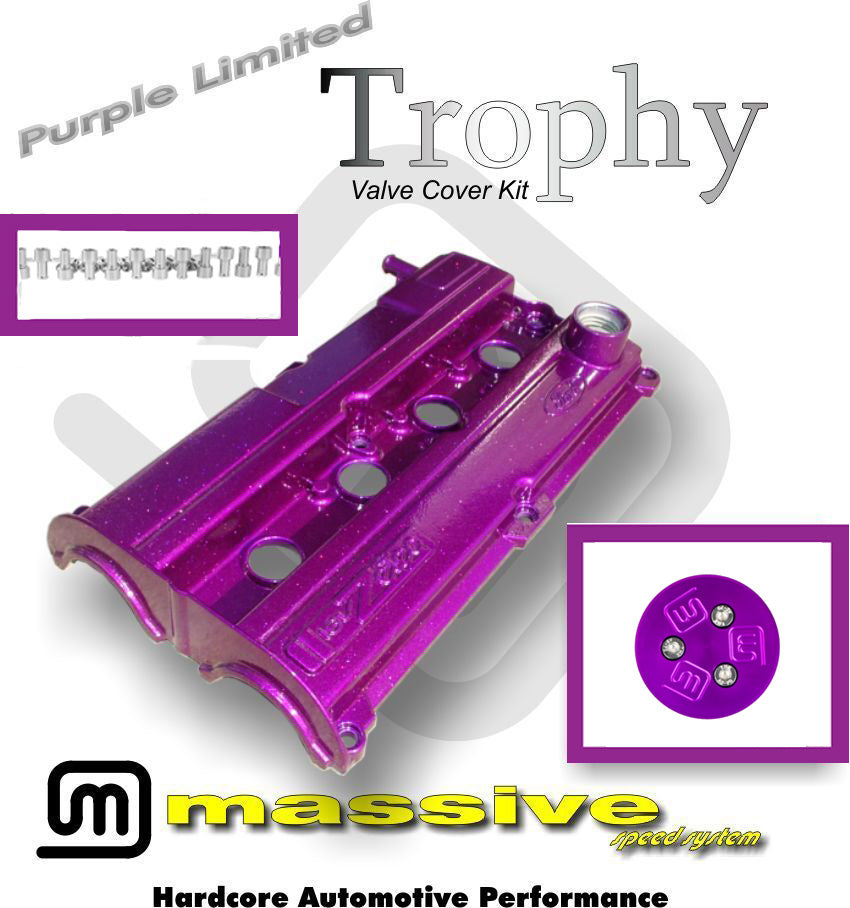 MSS Trophy Engine Cam Valve Cover Kit Focus Zetec 2.0 Contour w SS Har