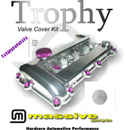 MSS Trophy Engine Cam Valve Cover Focus Kit Duratec 2.0 2.3 D20 D23 PZEV 03+ - Massive Speed System