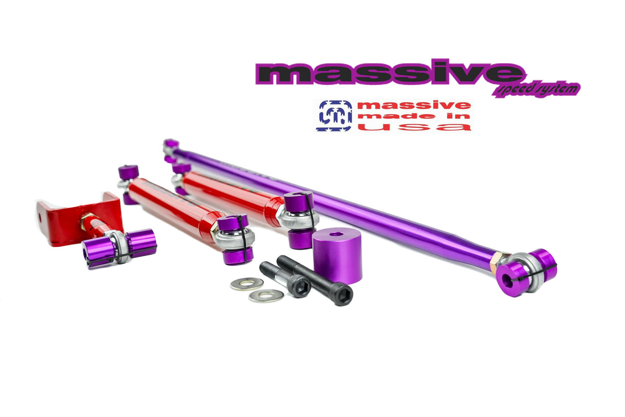 Massive Speed Traction Satisfaction Adjustable Suspension Kit for 05-10 Mustang - Massive Speed System