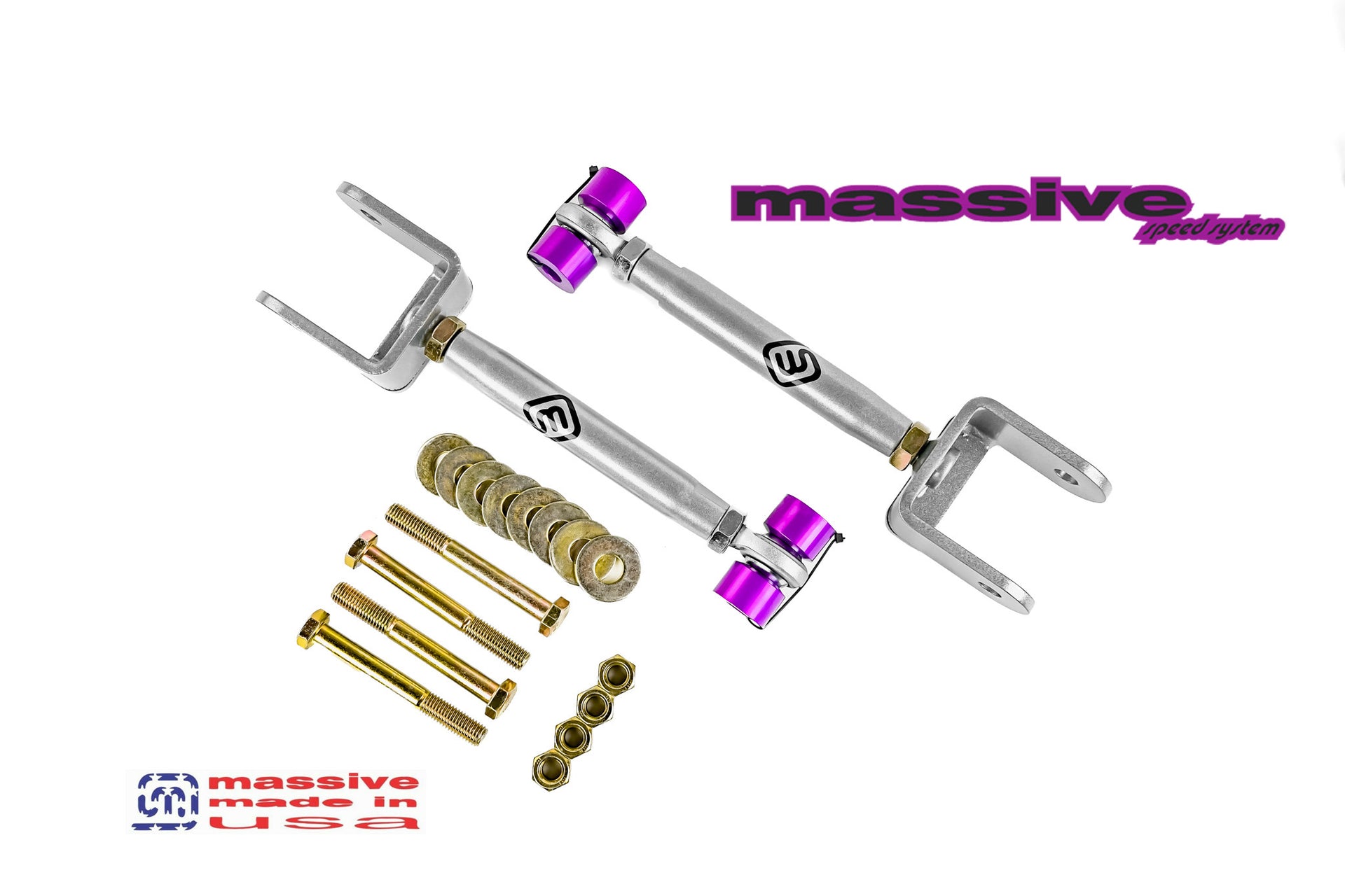 Massive Speed RaceSpec Upper and Lower Control Arm Kit 71-96 GM B Body - Massive Speed System