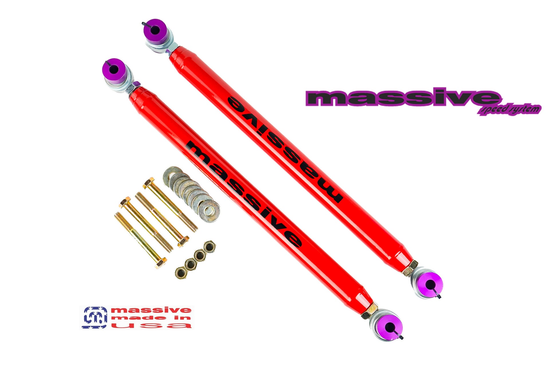 Massive Speed RaceSpec Upper and Lower Control Arm Kit 71-96 GM B Body - Massive Speed System