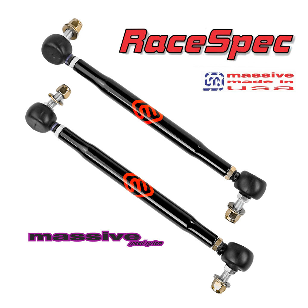 Massive RaceSpec Adjustable Front ARB Sway Bar End Links Ford Fiesta Mazda 2 ST ALL - Massive Speed System