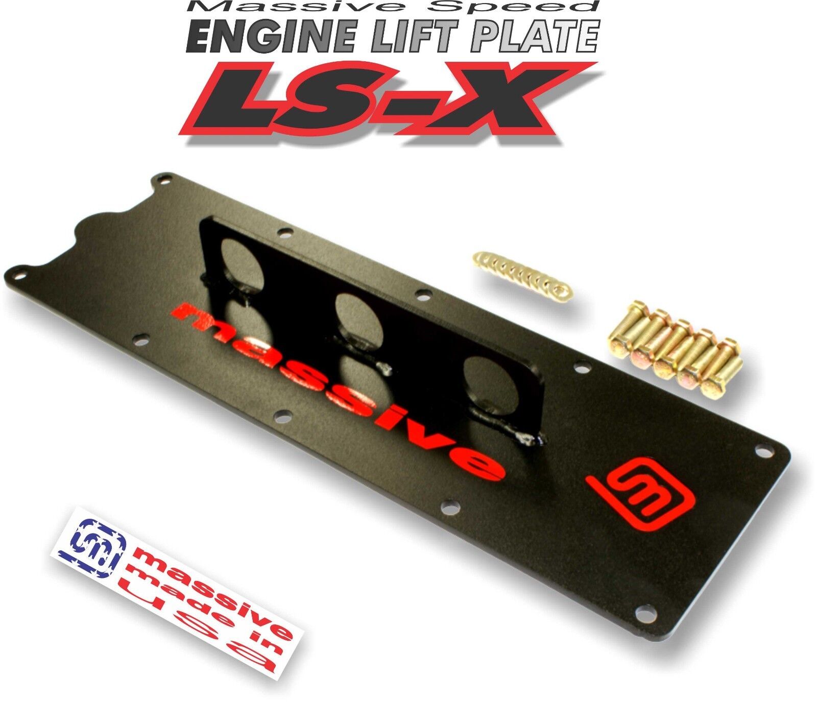 Massive Speed System Engine Lift Plate Hoist Crane LS1 Gen III 3 Camaro GTO Corvette LSX LS-X 5.7 6.0 - Massive Speed System