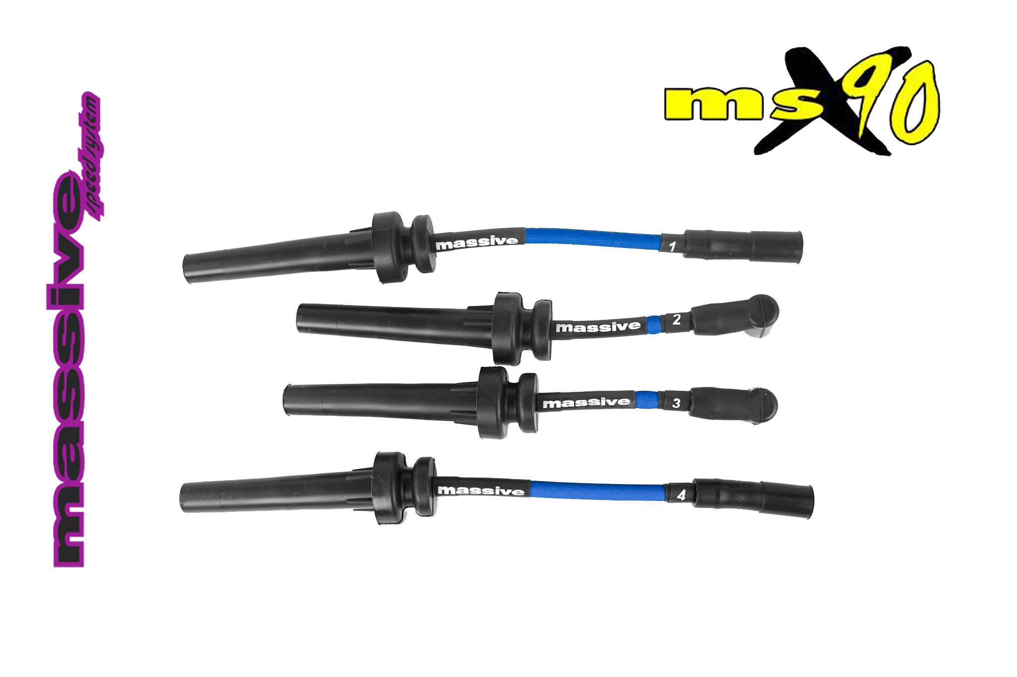 Massive MSX90 Dodge Neon 03-05 SRT-4 9mm Firebraid Spark Plug Wires