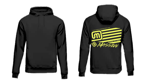 Yellow Massive Flag Hoodie - Massive Speed System