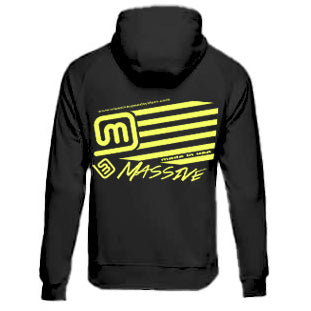Yellow Massive Flag Hoodie - Massive Speed System