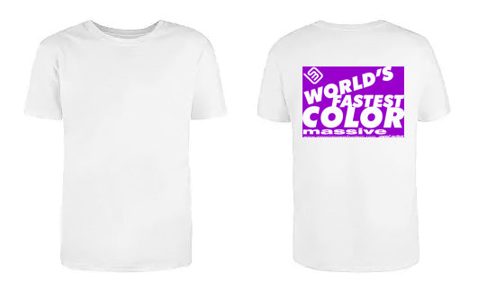 World's Fastest Color Massive T-Shirt - Massive Speed System
