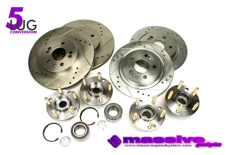 Massive Braking System 5 Lug Conversion Kit - Ford Focus 08-11 - Massive Speed System