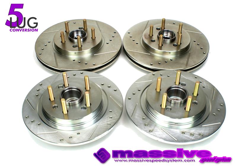 Massive Braking System 5 Lug Conversion Kit - Ford Focus 08-11 - Massive Speed System