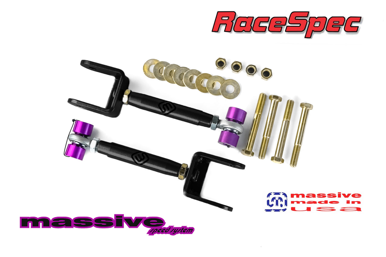 Massive Speed RaceSpec Series Rear Adjustable Upper Control Arms 68-72 GM A Body - Massive Speed System