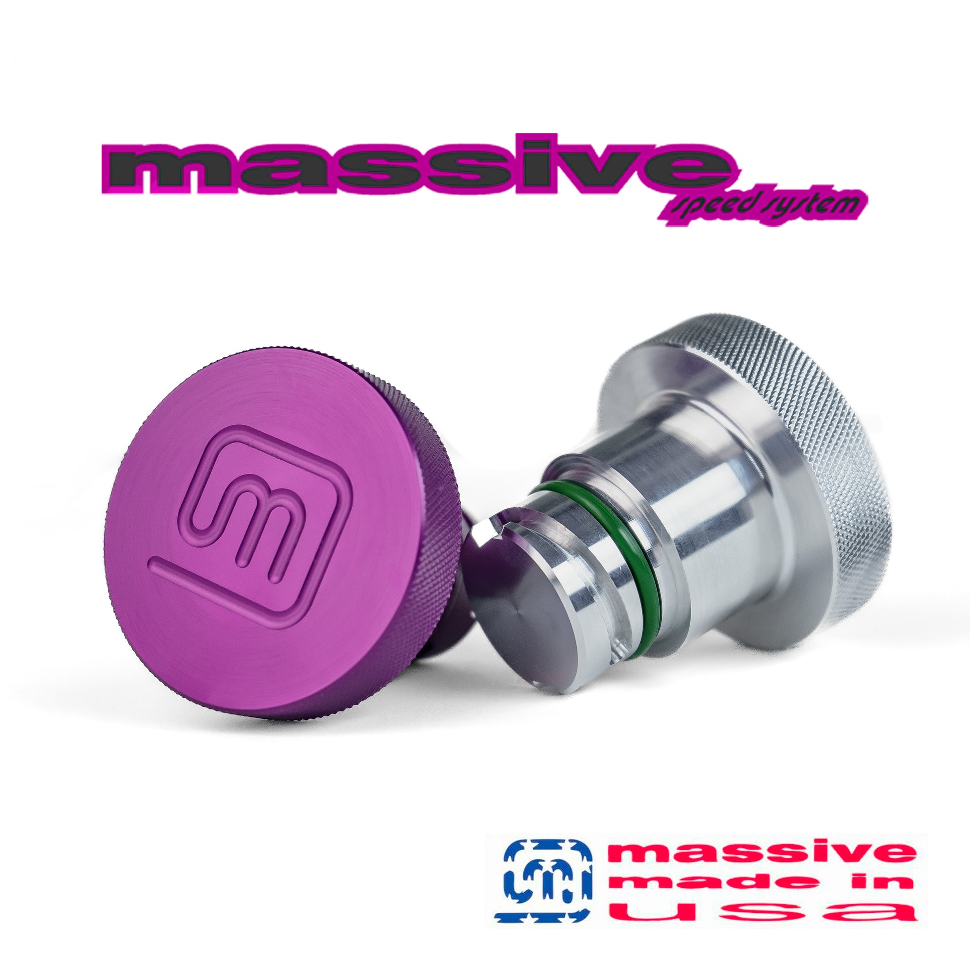 Massive Signature Oil Fill Cap - Godzilla V8 Engine 6.8 7.3 - Massive Speed System