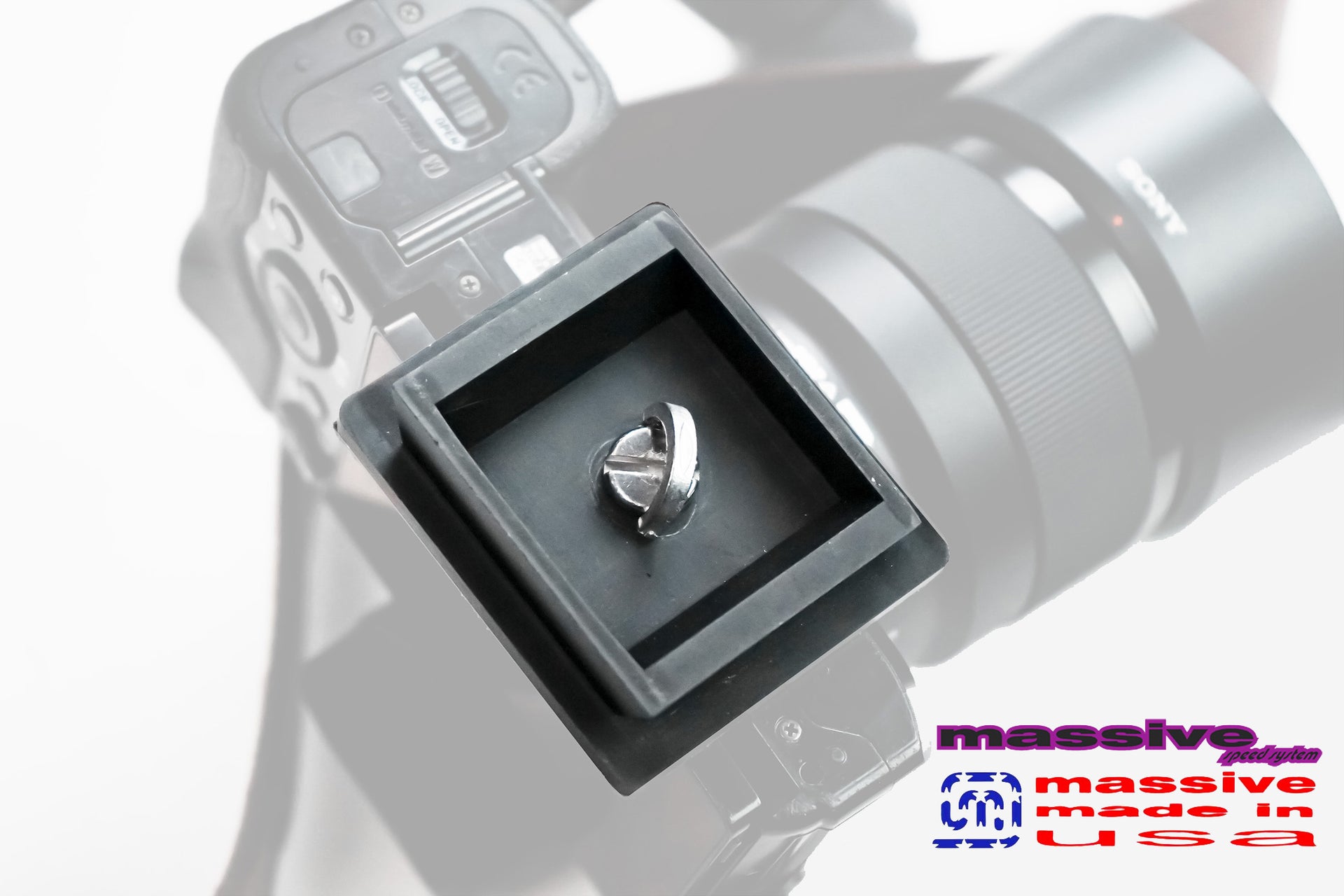 Camera Tripod Quick Release Plate Shoe - Massive Speed System