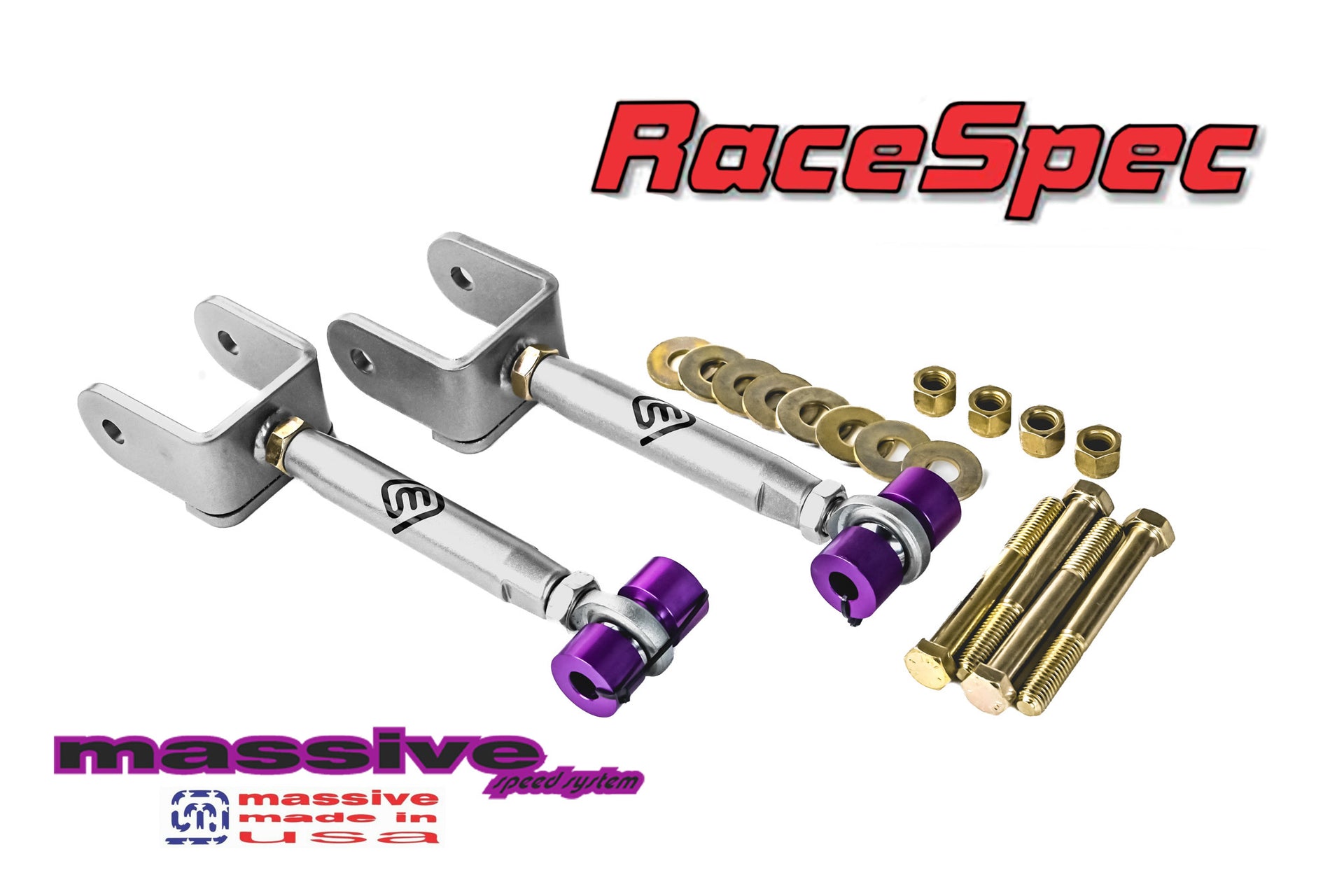 Massive Speed RaceSpec Series Rear Adjustable Upper Control Arms 68-72 GM A Body - Massive Speed System