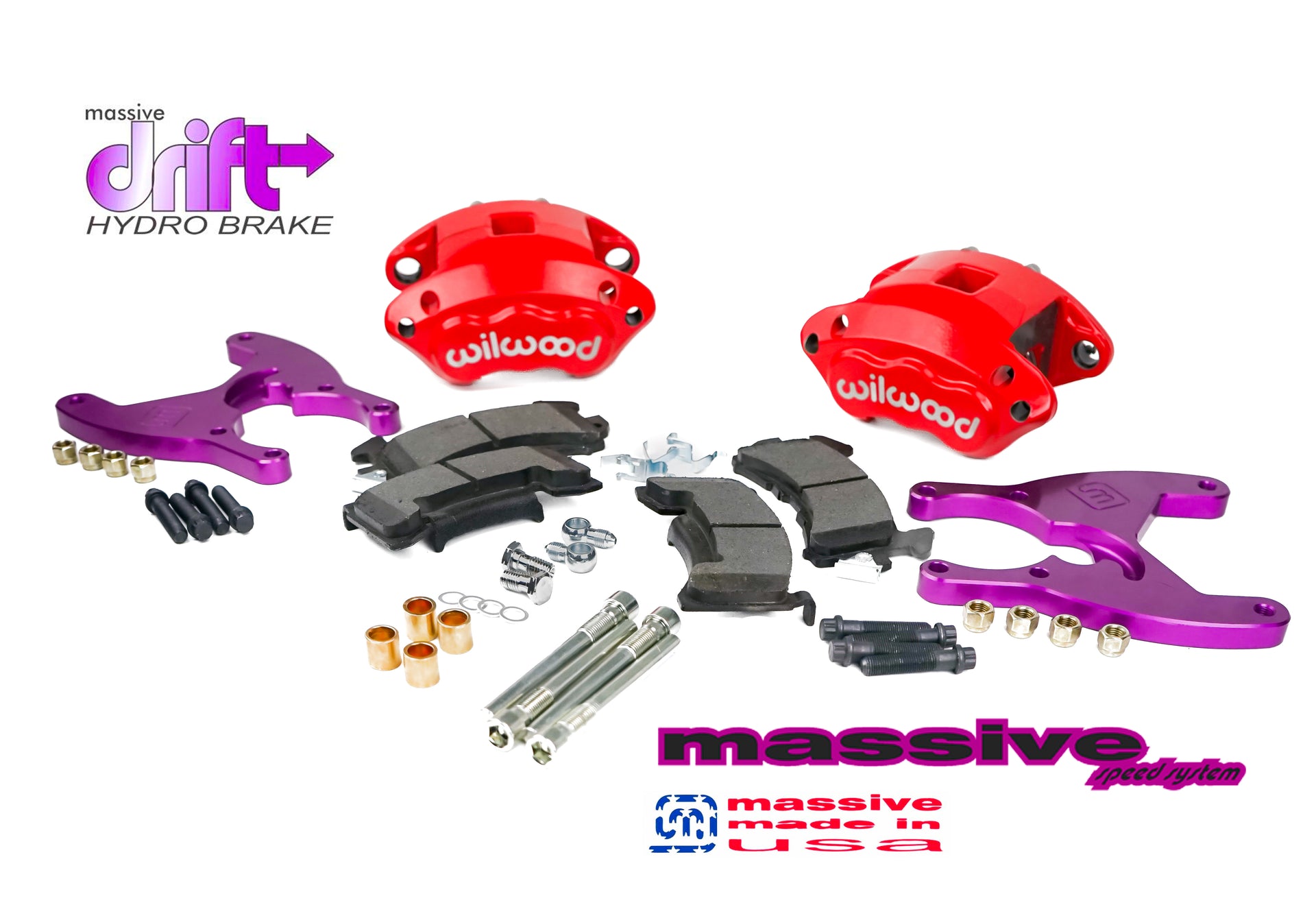 Massive Braking System Drift Brake Kit - Ford 8.8 - Crown Victoria V2.0 - Massive Speed System