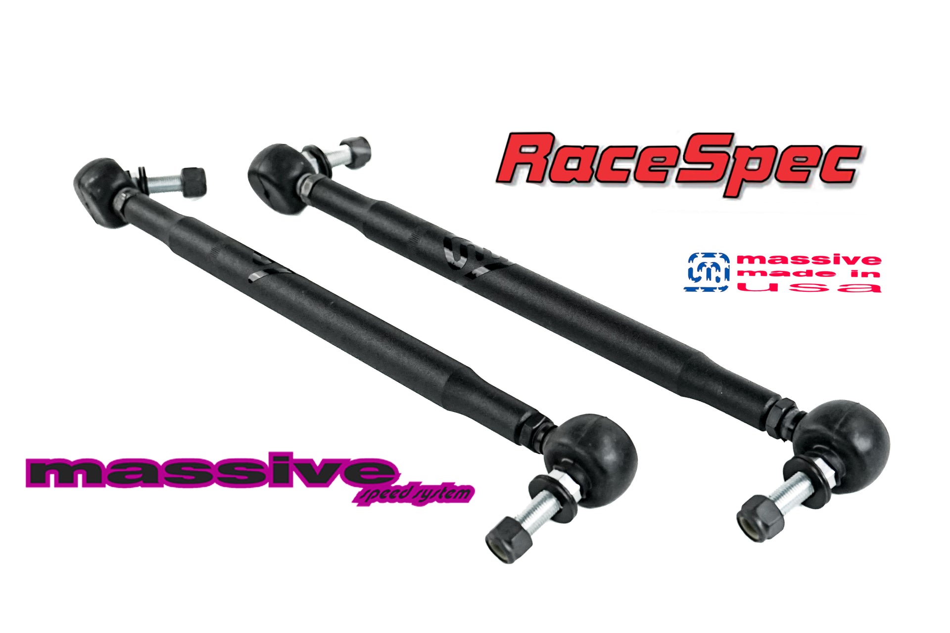 Massive Race Adjustable Front ARB Sway Bar End Links Focus 00-11 ALL SVT ST170 - Massive Speed System