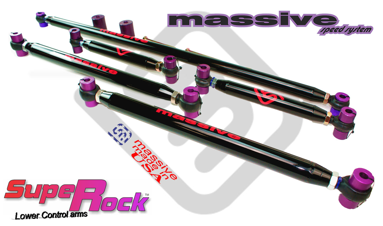 New 2021+ Bronco Control Arms Upper &  Lower Panhard Track Bar Adjustable Suspension Kit - Massive Speed System