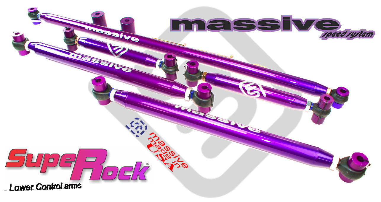 New 2021+ Bronco Control Arms Upper &  Lower Panhard Track Bar Adjustable Suspension Kit - Massive Speed System