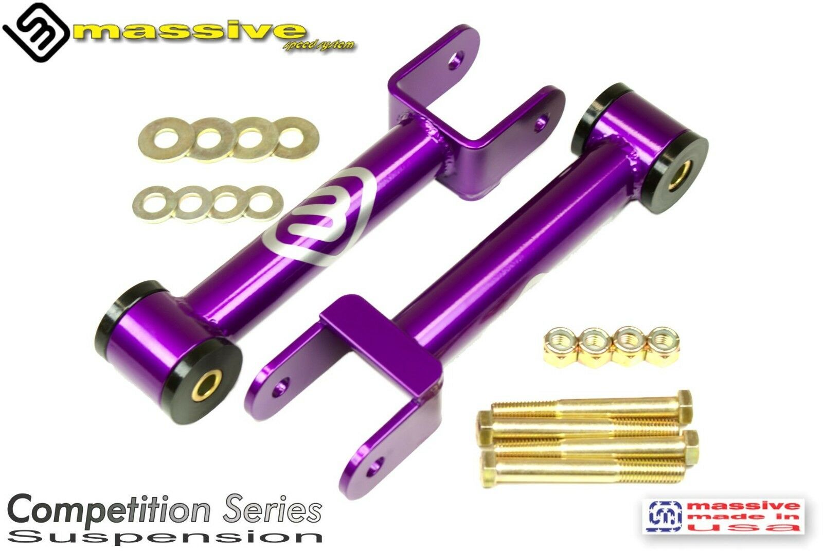 Massive Speed COMPETITION Series Rear Upper Control Arms 68-72 GM A Body - Massive Speed System