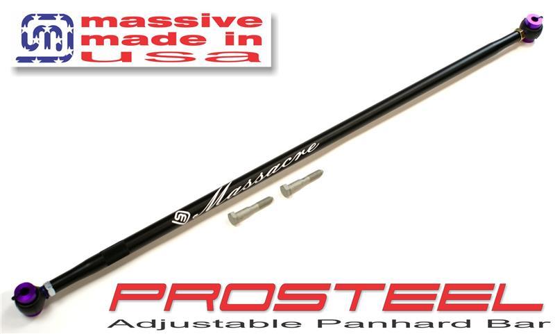 Massive PROSTEEL Adjustable Panhard Bar Rod 82-02 F Body Camaro Firebird - Massive Speed System