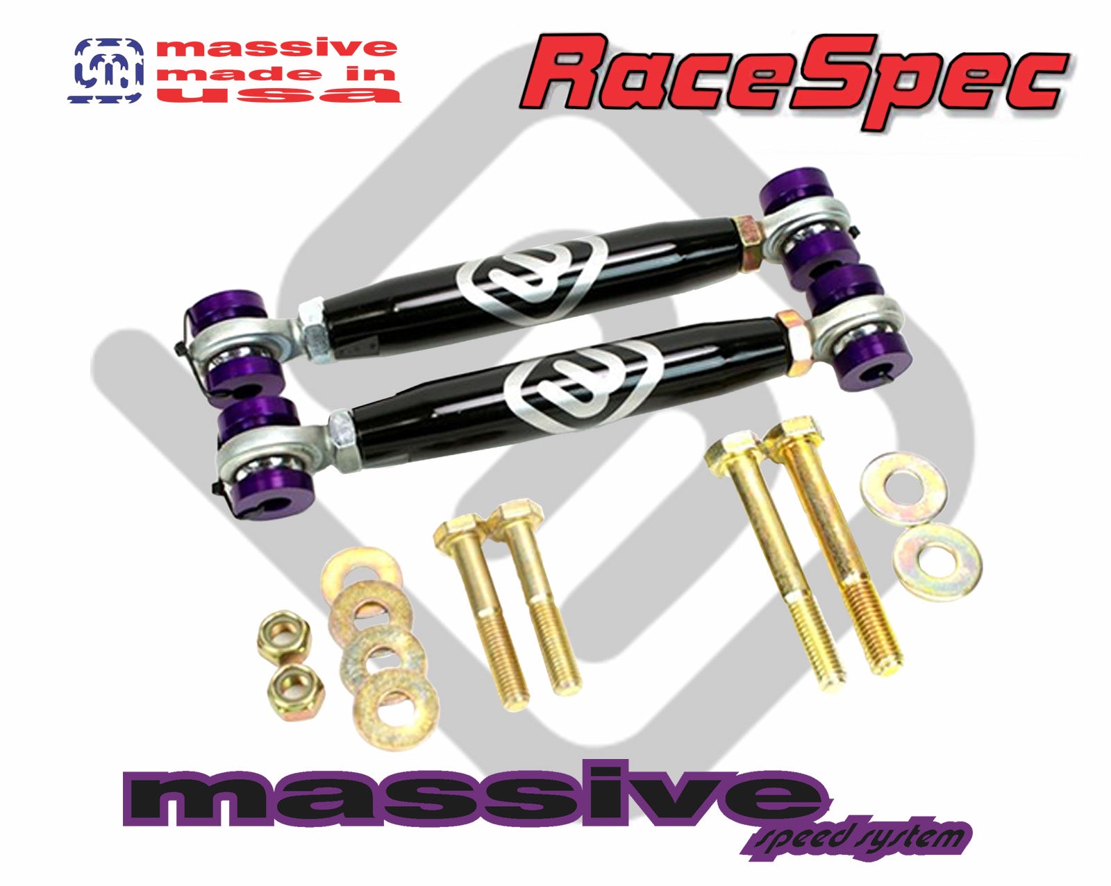 Massive RaceSpec Adjustable Upper Control Arms 98-11 Panther Chassis - Massive Speed System