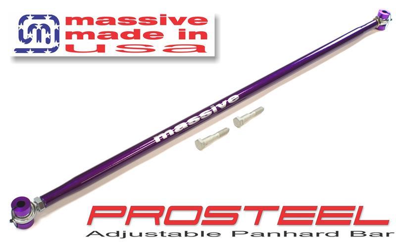 Massive PROSTEEL Adjustable Panhard Bar Rod 82-02 F Body Camaro Firebird - Massive Speed System