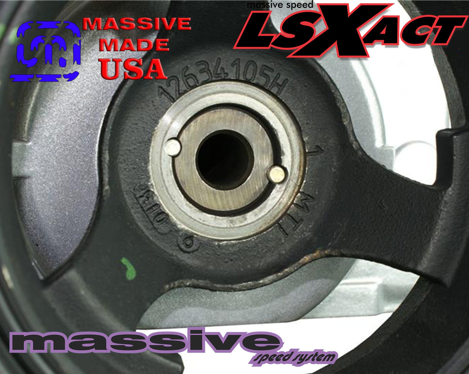 Massive Speed Crank Pinning Install Harmonic Damper Balancer Pulley Bolt LS1 ARP KIT Tool LSX MATO'16714 - Massive Speed System