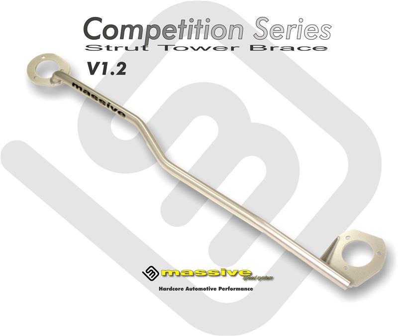 Massive Competition Series Front Strut Tower Brace Ford Focus MK1/MK2/MK3 - Massive Speed System