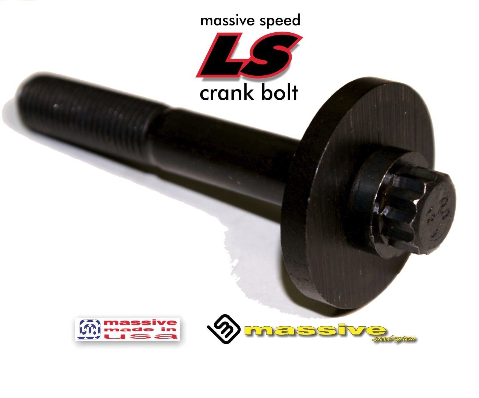Massive Crank Harmonic Damper Balancer Pulley Bolt LS1 Camaro GTO Corvette ARP - Massive Speed System