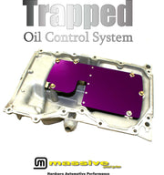 Massive Speed Trapped Oil pan Baffle Installed view