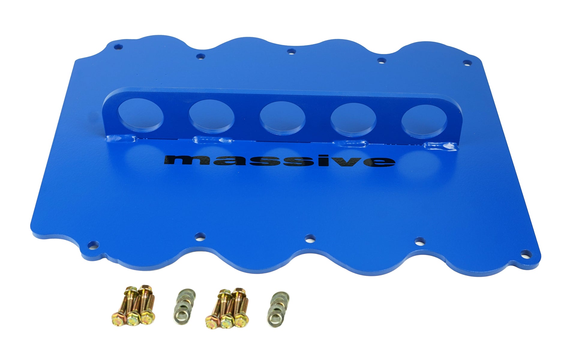 Ford Coyote lift plate blue side view