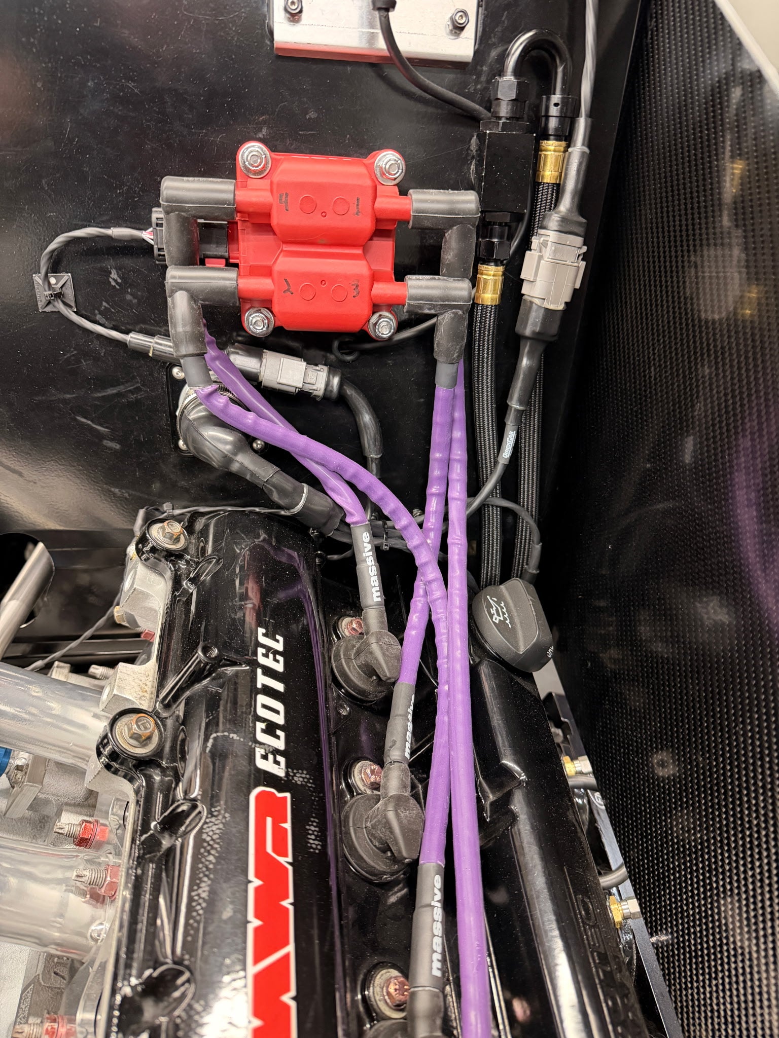 Massive MSX100 Chevrolet Ecotec Midget Race Wires for use with Chrysle