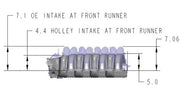Holley Low Profile High Performance Godzilla 7.3 Gas Intake Manifold - Massive Speed System