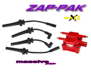 Massive ZAP-PAK Ignition Kit MSD Coil MSX80 Performance Spark Plug Cables Wires Neon SRT-4 2.4 - Massive Speed System