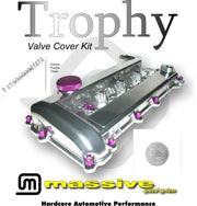 MSS Trophy Engine Cam Valve Cover Focus Kit Duratec 2.0 2.3 D20 D23 PZEV 03+ - Massive Speed System