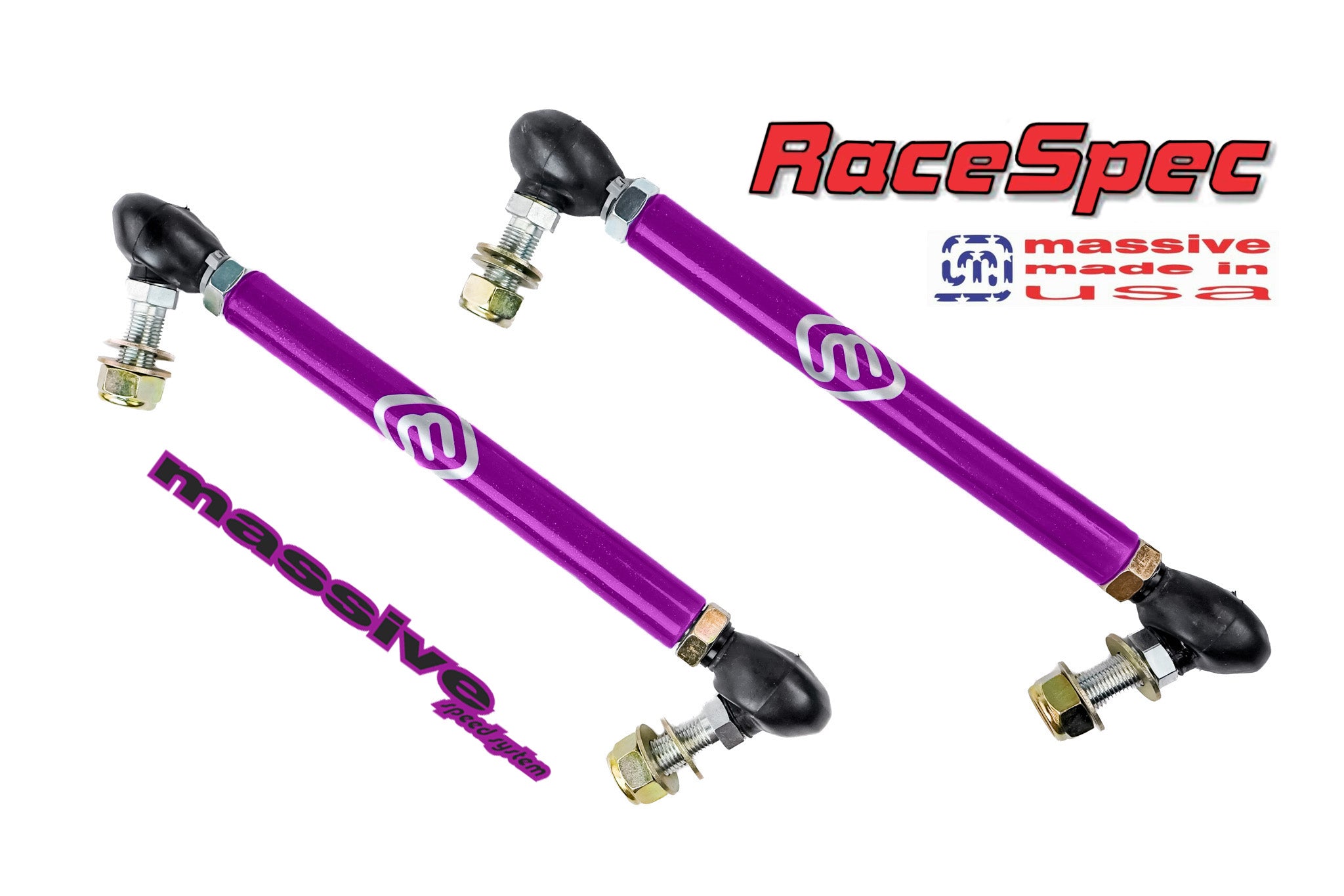 Massive Adjustable Front Anti Roll Sway Bar End Links