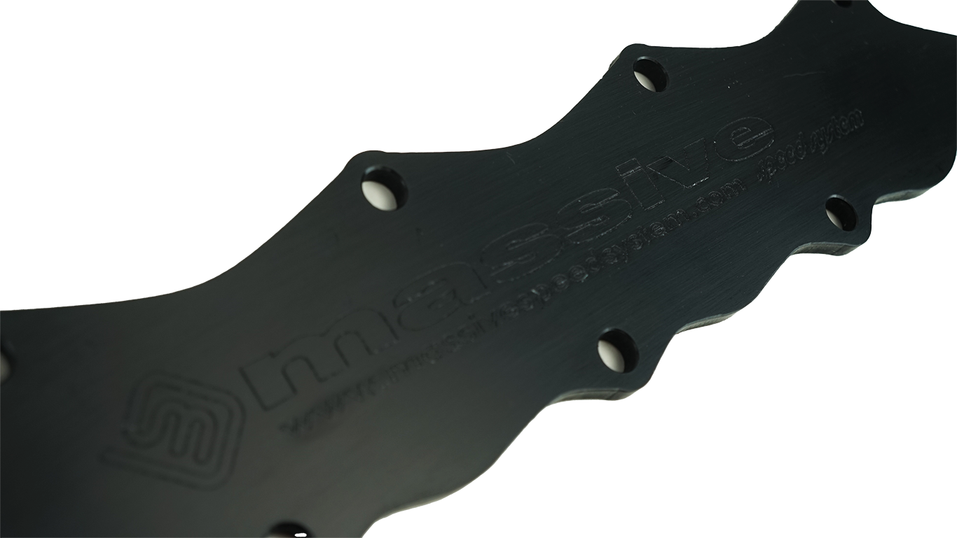 Massive Zetec Exhaust Port Block Off Cover Plates - Massive Speed System