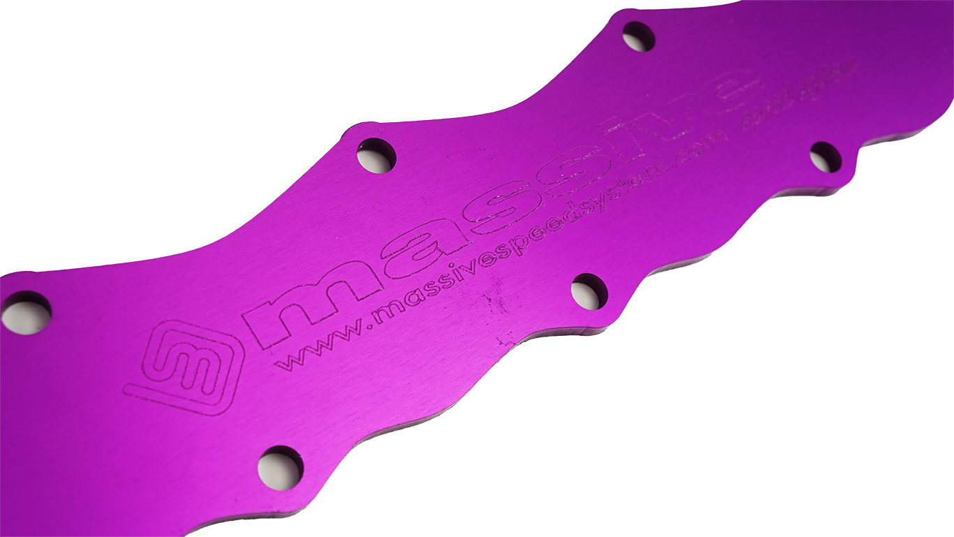 Massive Zetec Exhaust Port Block Off Cover Plates - Massive Speed System