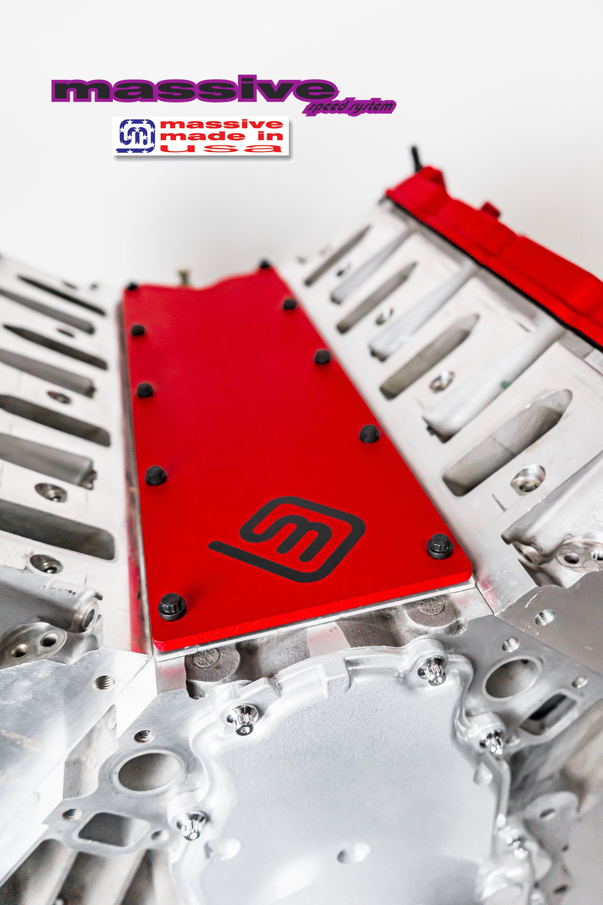 Copy of Massive Trophy Valley Plates - Knock Sensor Eliminated - GM LS Gen III Engines - Massive Speed System