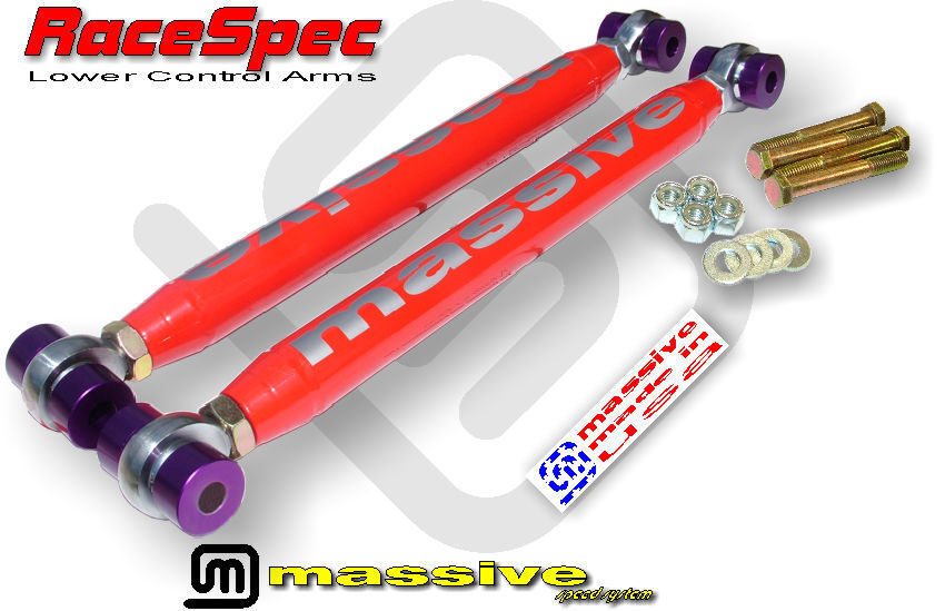 Massive RaceSpec Adjustable Lower Control Arms GM F Body 82-02 Camaro Firebird - Massive Speed System