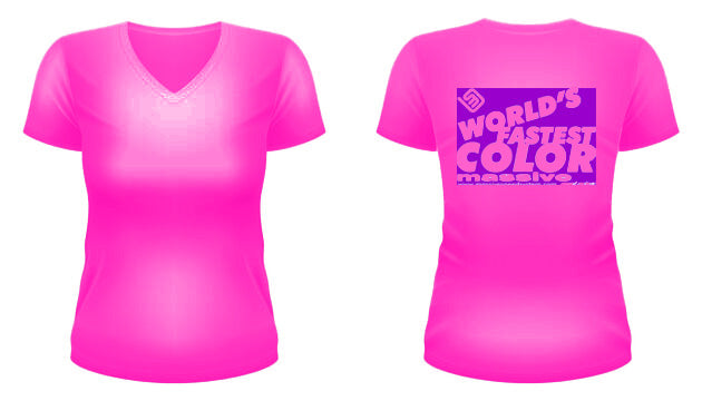 Worlds Fastest Color Massive Women's T-Shirt