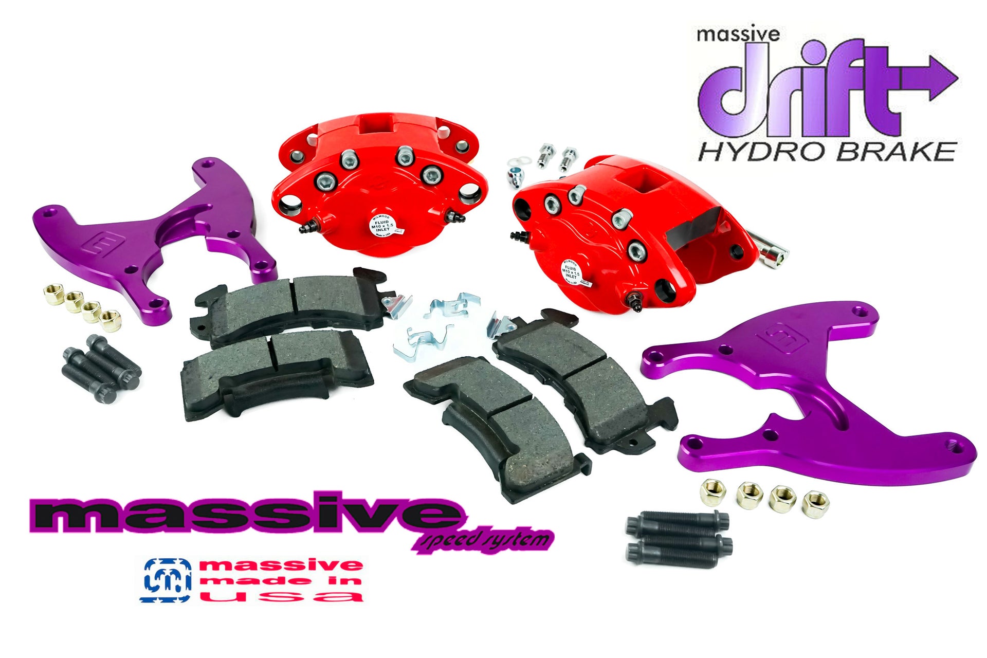 Massive Braking System Drift Brake Kit - Ford 8.8 - Crown Victoria V2.0 - Massive Speed System