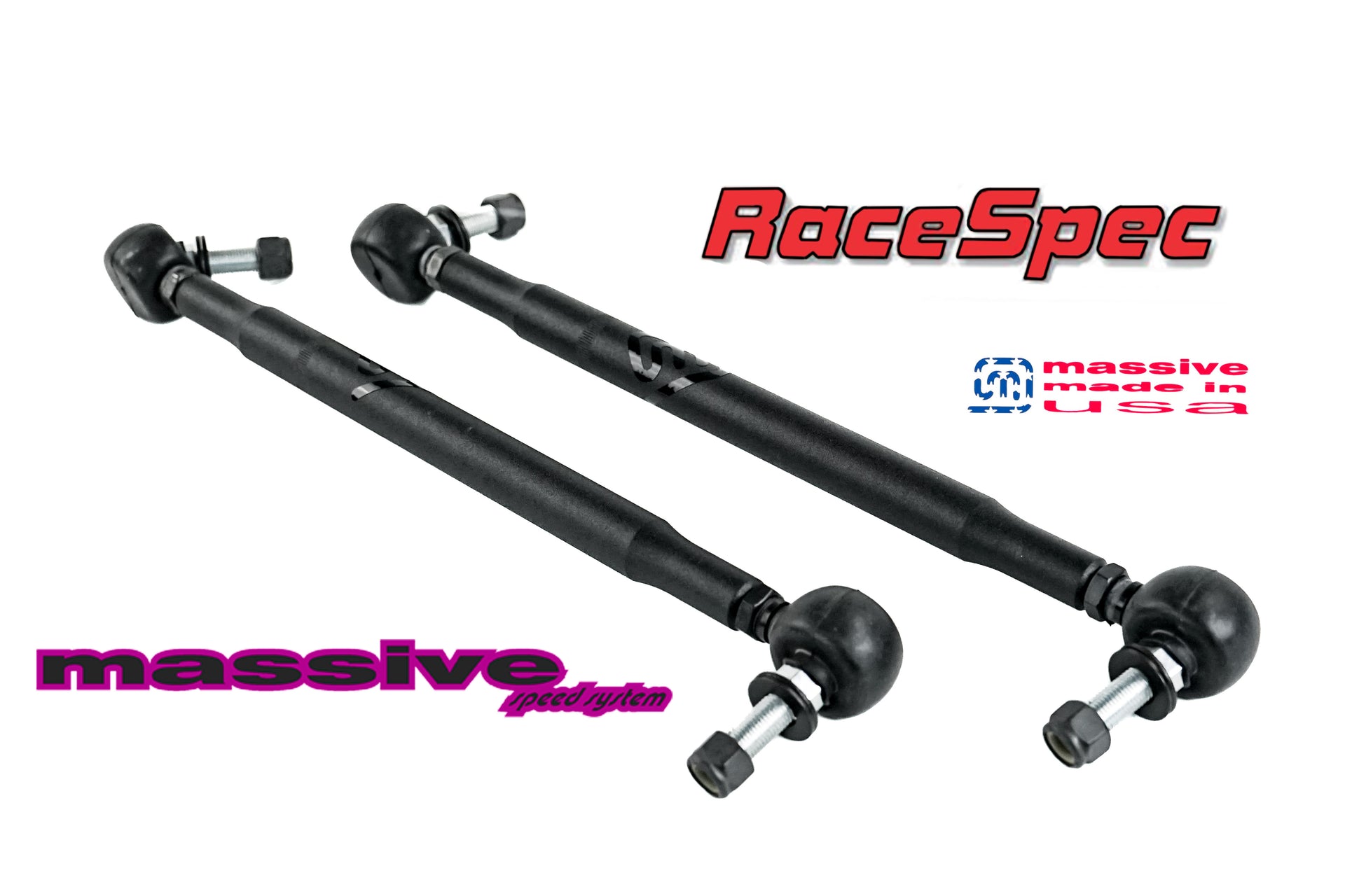 Massive RaceSpec Adjustable Front ARB Sway Bar End Links Ford Fiesta Mazda 2 ST ALL - Massive Speed System