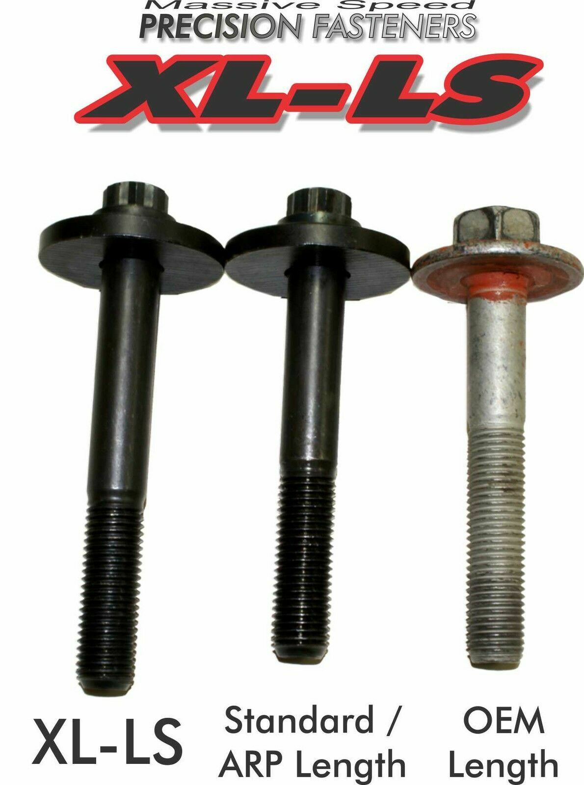 Massive Speed Extra Length Crank Damper Balancer Pulley Bolt LS1Gen lll V8 ARP LS LSX System