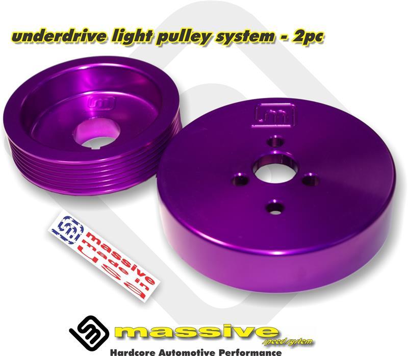 Massive Underdrive Light Pulley Systems