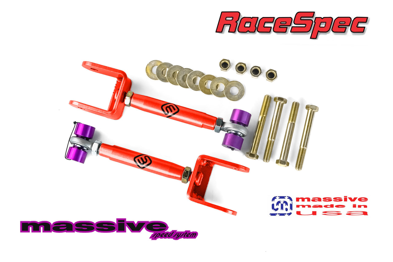 Massive Speed RaceSpec Series Rear Adjustable Upper Control Arms 68-72 GM A Body
