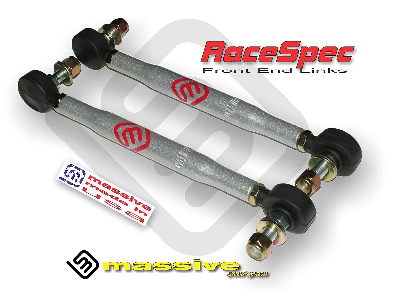 Massive RaceSpec Adjustable Front ARB Sway Bar End Links Mazda/Focus/Volvo/BMW - Massive Speed System