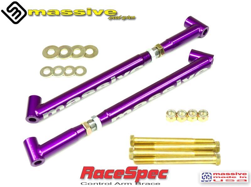 Rear Trailing Suspension Brace Kit For GMC A-Body, El Camino 1968-1972 – Powder Coated Steel