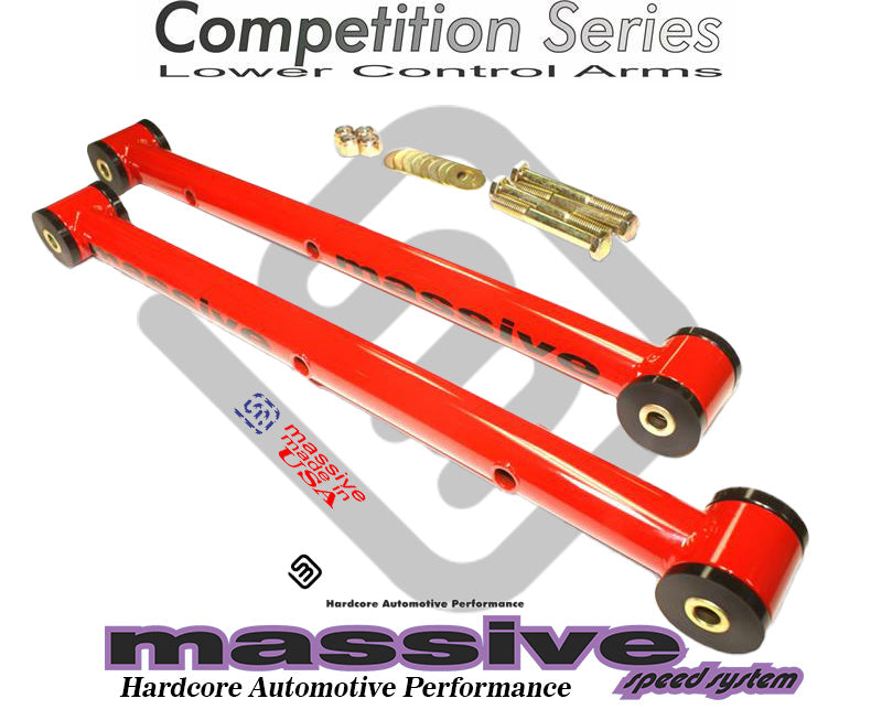 Massive Speed Competition Series Lower Control Arms With Sway Bar Hookup 78-88 GM G Body - Massive Speed System