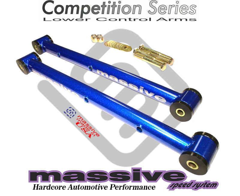 Massive Speed Competition Series Lower Control Arms With Sway Bar Hookup 78-88 GM G Body